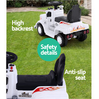 Rigo Kids Electric Ride On Car Truck Motorcycle Motorbike Toy Cars 6V White thumbnail