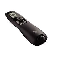 Logitech R800 Laser Presentation Remote LCD display time tracking 30m Range, 2.4GHz Instuitive slideshow controls MILT-R700PRO 910-003508 thumbnail
