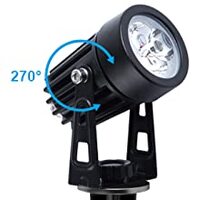 3 x LED Spotlights Powered Solar Garden Lights Outdoor Waterproof (Warm White) thumbnail