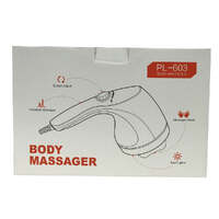 Full Body Vibration Handheld Massager - 4 Massage Heads Neck Shoulders Back Legs thumbnail