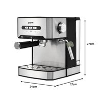 Pronti Toaster, Kettle & Coffee Machine Breakfast Set - White thumbnail