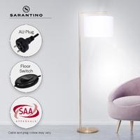 Sarantino 90-Degree Modern Arc Floor Lamp thumbnail