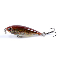8x Popper Poppers 4.8cm Fishing Lure Lures Surface Tackle Fresh Saltwater thumbnail