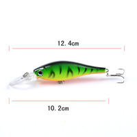 10x Popper Minnow 10.2cm Fishing Lure Lures Surface Tackle Fresh Saltwater thumbnail