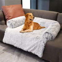 Kids Pet Sofa Bed Dog Cat Calming Waterproof Sofa Cover Protector Slipcovers L thumbnail