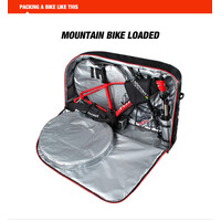 NOOYAH Bike Travel Bag Case Plane Boat Shipping Transport, Fits Cross Country All Mountain Bike, MTB, TT, Road Triathlon Bike 29er 700c thumbnail