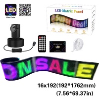 Programmable LED Matrix Panel Flexible Screen IP65 with APP Control 192*1762mm thumbnail