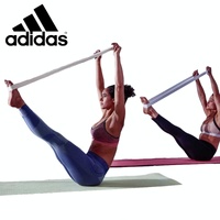2pc Set Adidas Stretch Assist Band Looped + Yoga Strap 2.5m Long Adjustable Belt thumbnail