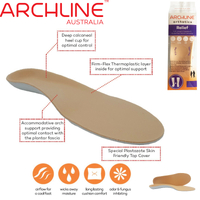 ARCHLINE Insoles Orthotics Full Length Arch Support Diabetics Plantar Fasciitis  - EUR 39 thumbnail