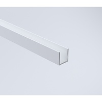 90x80cm Corner Frameless Shower Screen with White Channel and Brass Hinges, Round Handle thumbnail