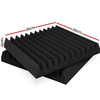 Alpha Acoustic Foam 60pcs 30x30x5cm Sound Absorption Proofing Panel Studio Wedge thumbnail