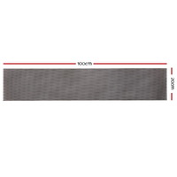 Gardeon Gutter Guard Aluminium Mesh 60M 100x20cm Black thumbnail