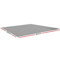 Weisshorn 3M X 2.5M Annex Matting Floor Mats Mesh Caravan Camping Annexe 2pcs thumbnail
