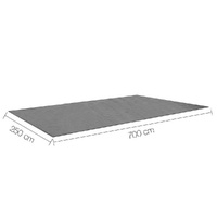 Weisshorn 7M X 2.5M Annex Matting 600GSM Floor Mats Mesh Caravan Camping Annexe thumbnail