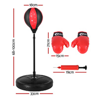 Everfit Punching Boxing Bag Stand Set Gloves with Pump Height Adjustable thumbnail