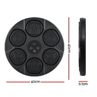 Everfit Music Boxing Machine Bluetooth Wall-Mounted Punch Target with LED Display & Gloves thumbnail