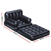 Bestway Inflatable Air Chair Seat Lounge Couch Lazy Sofa Blow Up Ottoman thumbnail