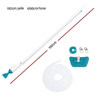 Bestway Pool Cleaner 2 Cleaning Heads Vacuum 6m Hose 1.9m Aluminium Pole thumbnail