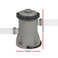 Bestway Pool Pump Cartridge Filter 330GPH 1249L/H Flowclear Filters Cleaner thumbnail