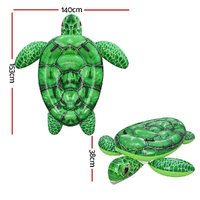 Bestway Float Turtle Rider Inflatable Ride On Floating Pool Lounger 153x140CM thumbnail