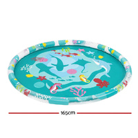 Bestway Kids Inflatable Pad Round Splash Pool Sprinkler Spray Toys Marine 165cm thumbnail