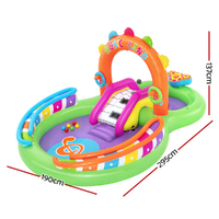 Bestway Kids Pool 295x190x137cm Inflatable Above Ground Swimming Play Pools 349L thumbnail