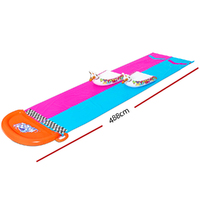 Bestway Water Slide Slip Kids 488cm Dual Slides Splash Pad thumbnail