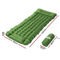 Weisshorn Self Inflating Mattress Camping Sleeping Mat Air Bed Pad Single Pillow thumbnail