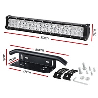 Giantz LED Driving Light 20 Inch Flood Spot Light Bar Driving Lamp Offroad Truck thumbnail