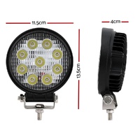 Giantz Pair LED Driving Lights 4.5 Inch Flood Spot Lights Car Truck SUV 12V 24V thumbnail