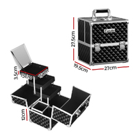 Embellir Makeup Case Beauty Organiser Bag Travel Large Cosmetic Storage Portable thumbnail