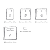 Cosy Club Cotton Cover Quilt Cover Set Vanilla Rhubarb Single thumbnail