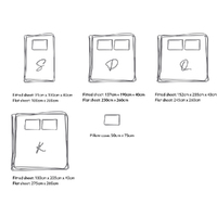 Cosy Club Cotton Bed Sheets Set Orange Brown Cover Single thumbnail