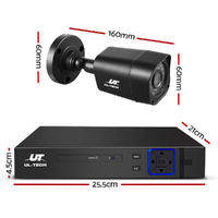 UL-tech CCTV Security System 4CH DVR 4 Cameras 2TB Hard Drive thumbnail