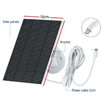 UL-tech Solar Panel For Security Camera Wireless 3W thumbnail
