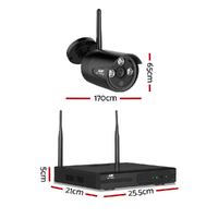 UL-tech Wireless CCTV Security System 8CH NVR 3MP 8 Bullet Cameras 1TB thumbnail