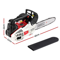 Giantz 25cc Petrol Chainsaw 10" Bar E-Start Tree Pruning Chain Saw thumbnail