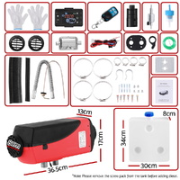 5KW Portable Diesel Air Heater Remote Control LCD Display Quick Heat Car RV Bus Boat thumbnail