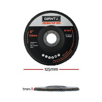 Giantz 100 PCS Zirconia Sanding Flap Disc 5" 125mm 80Grit Angle Grinding Wheel thumbnail