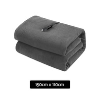 Giselle Electric Heated Blanket Car Throw Rug Grey thumbnail