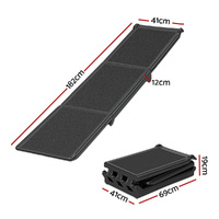 i.Pet Dog Ramp Pet Stairs Steps Car Travel SUV Ladder Foldable Portable Adjustable thumbnail