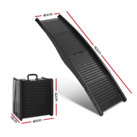 i.Pet Dog Ramp Pet Stairs Steps For Car SUV Ladder Travel Foldable Portable thumbnail