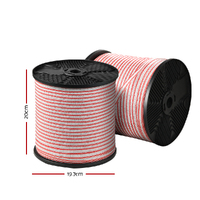 Giantz Electric Fence Poly Tape 400M Insulator thumbnail