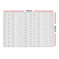 Artiss Rug 200x290cm Area Rug Washable Mat Large Carpet Soft Short Pile Una thumbnail