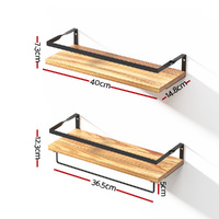 Artiss Floating Wall Shelf Set of 2 thumbnail