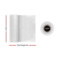 4 Rolls Food Vacuum Sealer Bags Storage Saver Heat Sealing Bag Pack 20CMX6M thumbnail