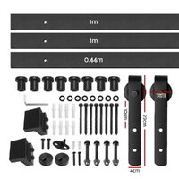 Cefito Sliding Barn Door Hardware Track Set 2.44m thumbnail