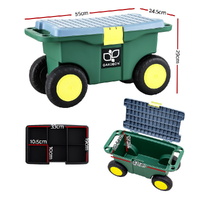 Gardeon Garen Tool Storage Cart 3-In-1 Green thumbnail