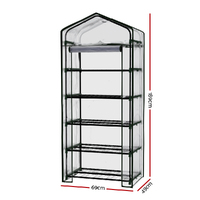 Green Fingers Greenhouse 5 Tiers Mini Green House Garden Bed Planter Box 1.9x0.7x0.5M thumbnail