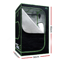 Greenfingers Grow Tent 900x90x180CM 1680D Hydroponics Kit Indoor Plant Room System thumbnail